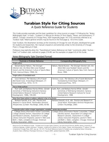 Turabian Writing Resources | Academic Success Center | Liberty University