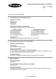 Brennerkühlflüssigkeit [80 Kb] - EPA - Schweisstechnik GmbH