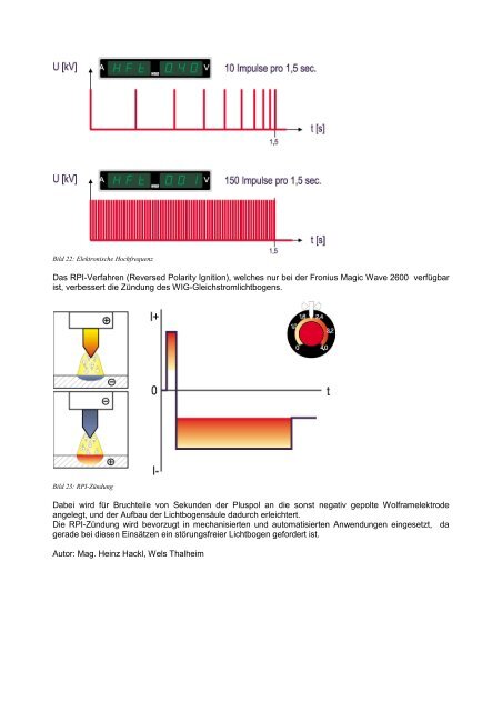 Stromquellen zum MIG und WIG-Schweißen - EPA ...