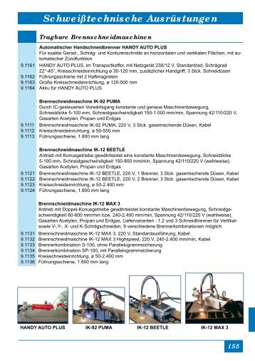 Schweißtechnische Ausrüstungen - EPA - Schweisstechnik GmbH