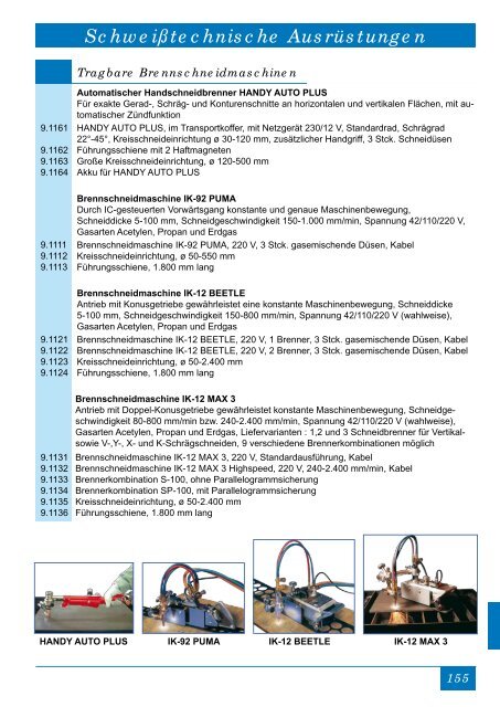 Schweißtechnische Ausrüstungen - EPA - Schweisstechnik GmbH