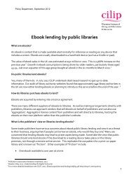 Ebook lending by public libraries - CILIP