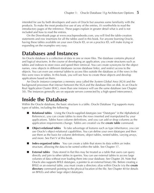 Oracle Database 11g The Complete Reference (Osborne ORACLE ...