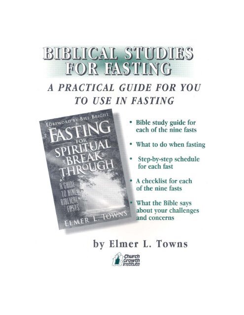 Bible Study for Fasting - Elmer Towns