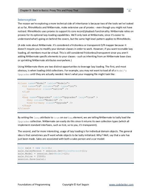 Foundations of Programming - Karl Seguin