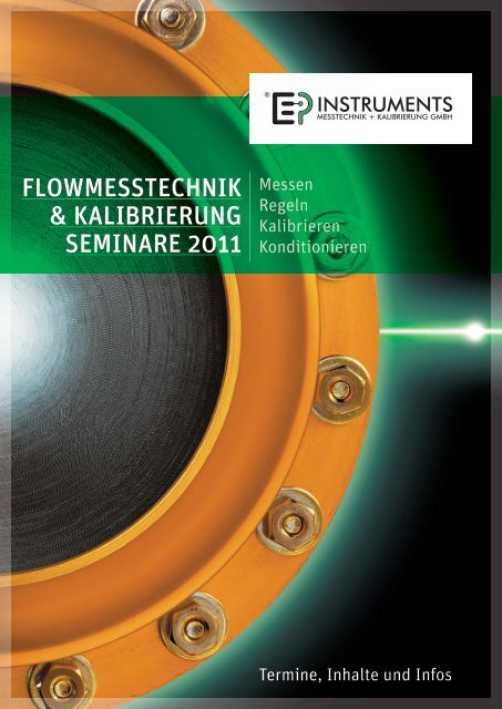 flowmesstechnik & kalibrierung seminare 2011 - Ehrler Prüftechnik ...