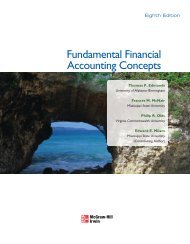 Fundamental Financial Accounting Concepts - Novella - McGraw-Hill
