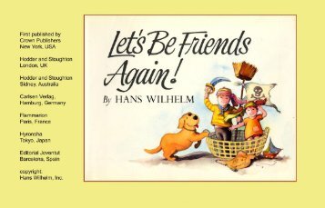 Let's Be Friends Again! - Children's Books Forever