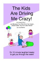 My Kids Are Driving Me Crazy! - Ebooks on Everything.