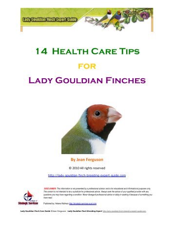 Health Care Tips Lady Gouldian Finches free ebook download