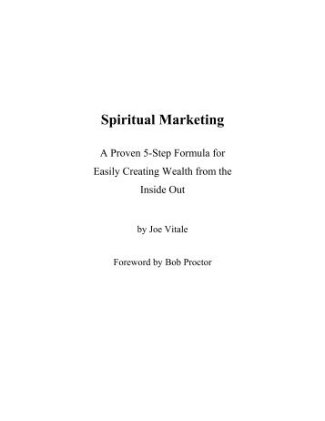 Spiritual Marketing - Joe Vitale