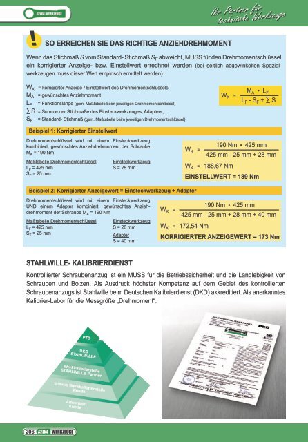 Drehmomentschlüssel - SEWA-WERKZEUGE GmbH