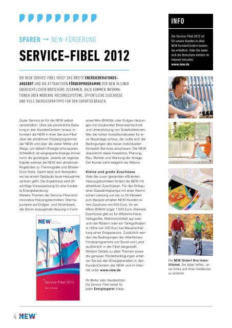 Ausgabe 02/2012 - NEW Viersen GmbH
