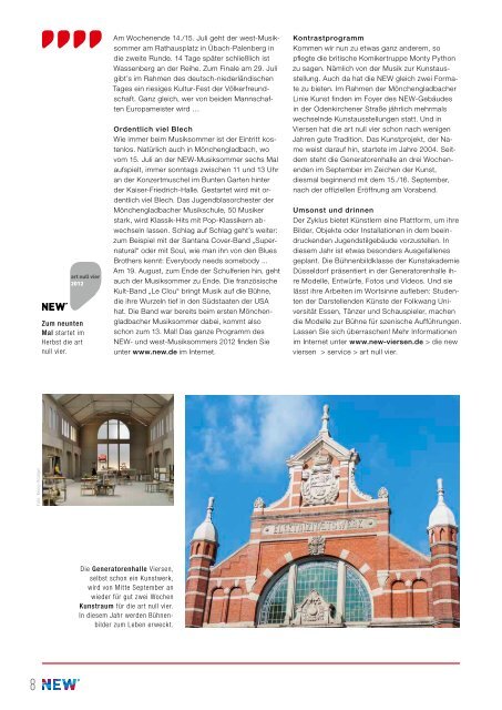 Ausgabe 02/2012 - NEW Viersen GmbH