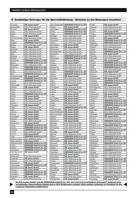 Abfallfibel 2012 - Wörlitzer Winkel