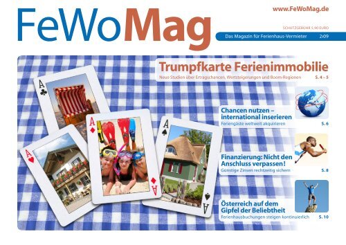 Trumpfkarte Ferienimmobilie - FeWo-direkt