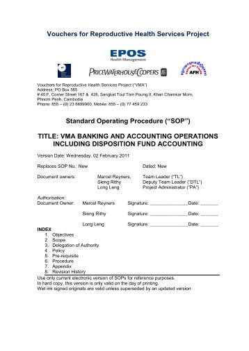 1011 VMA SOP Cash and Bank - Epos