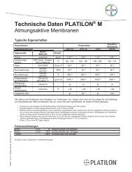 Technische Daten PLATILON M - Epurex Films GmbH