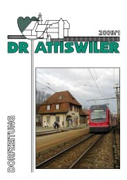 Rita Bandi und Armin Werder geehrt - Attiswil