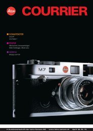 SCHAUFENSTER PEOPLE SERVICE - Leica Camera AG