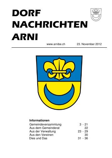 November 2012 - Arni