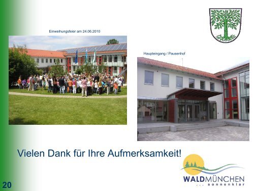 Sanierung Grundschule Waldmünchen - Regierung der Oberpfalz