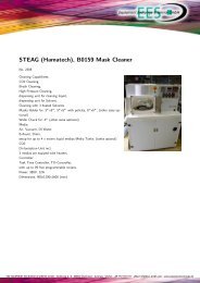 STEAG (Hamatech), B0159 Mask Cleaner - EES Equipment ...