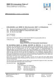 BMW E3-Limousinen Club e.V