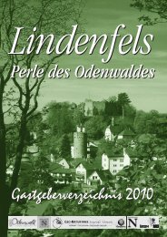 Perle des Odenwaldes Perle des Odenwaldes - Lindenfels