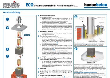Versetzanleitung ERUTEC® ECO / ECOmini (PDF) - Hansebeton