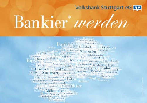 Broschüre "Bankier werden" - Volksbank Stuttgart eG