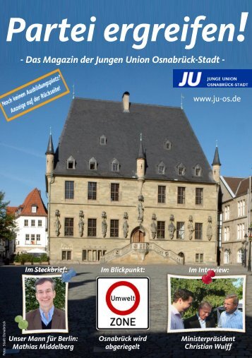 Partei ergreifen! - JU Kreisverband Osnabrück-Stadt