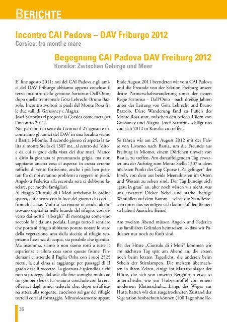 1.Quartal 2013 - Deutscher Alpenverein Sektion Freiburg-Breisgau