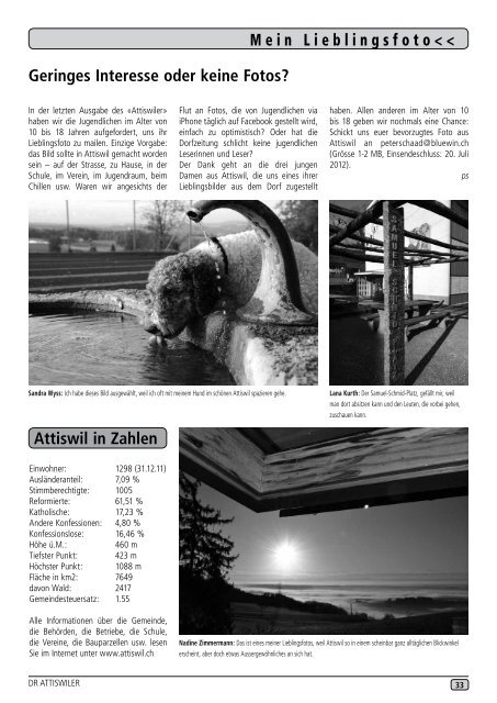 Ausgabe 2/2012 - Attiswil