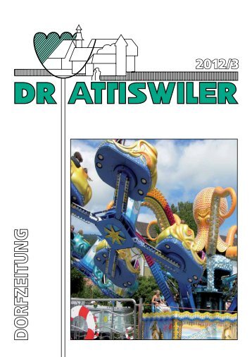 Ausgabe 3/2012 - Attiswil