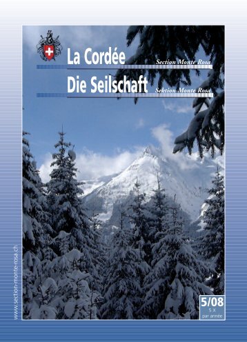 Cordée journal programme 06 - Section Monte Rosa