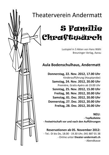 Programmheft 2012 def - Theater Andermatt