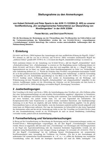 Manuskript (.pdf) - Geodäsie und Ausgleichungsrechnung ...