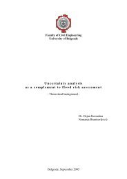 Uncertainty analysis as a complement to flood risk assessment