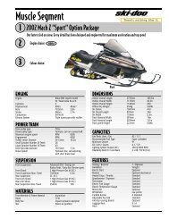 2002 Mach Z SPORT - Ski-Doo Snowmobiles