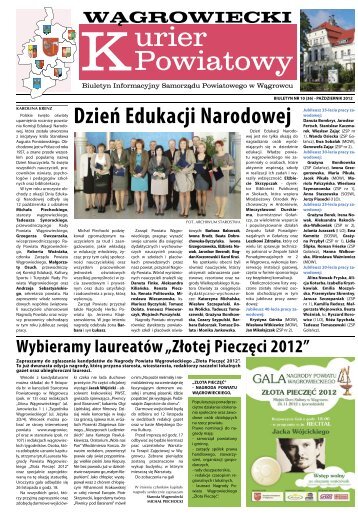 Złotej Pieczęci 2012 - Starostwo Powiatowe w Wągrowcu