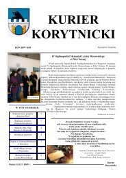 KURIER KORYTNICKI - Korytnica