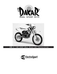 R M - Z / K X 2 5 0 F D - ElectroSport Industries