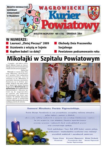 Mikołajki w Szpitalu Powiatowym - Starostwo Powiatowe w Wągrowcu