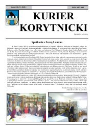 KURIER KORYTNICKI - Korytnica