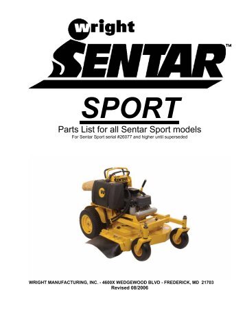 Sport 26077 IPL_low res.pdf - Wright Manufacturing, Inc.