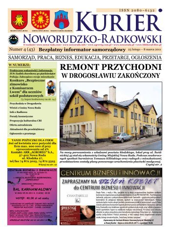 Nr 4 (43) - Agencja Rozwoju Regionalnego „AGROREG” SA