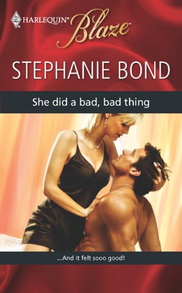 She Did a Bad, Bad Thing - Harlequin.com