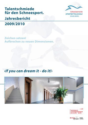 Jahresbericht Schuljahr 2009-2010 - Sportmittelschule Engelberg