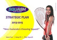 Squash NZ Strategic Plan 2013 - 2015.pdf - Squash New Zealand